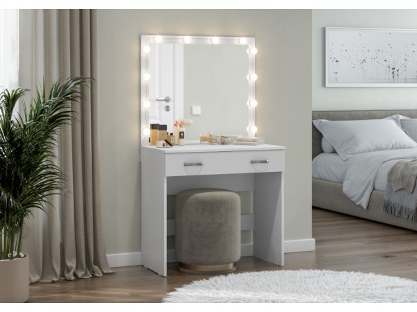 Стол туалетный Ронда СТ-01 белое дерево  Стол туалетный Ронда СТ-01 белое дерево