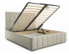 Кровать Пассаж 2 1,8  Mika 2 (Велюр) + ортопедическое основание 