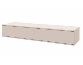Лаура 464.16 Тумба 2 ящика (147,8х24,8х41,4)  Кашемир серый
