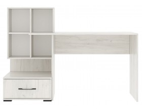 Письменно-компьютерный стол ПКС-10 Крафт белый