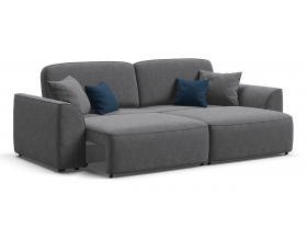 Кинг диван Рогожка Мальмо серый