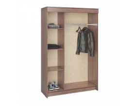 Шкаф-купе Бассо 1,3м ясень шимо темный/ясень шимо светлый