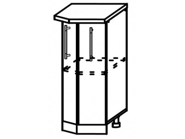 Корпус нижний торцевой угловой СТ 400 Корпус нижний торцевой угловой СТ 400