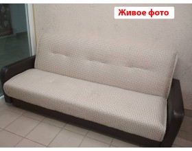 Диван Лондон рогожка бежевая (комби)