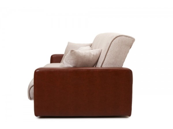 Диван Лондон рогожка бежевая (комби)