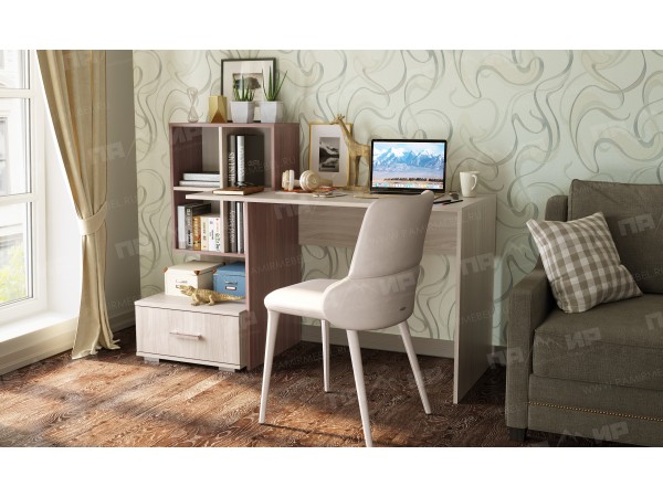 Письменно-компьютерный стол ПКС-10 Шимо светлый - Шимо тёмный