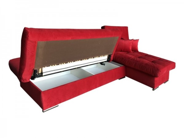 Диван угловой Марсель без подлокотников (банни 02)