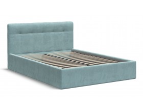 Белла Кровать без ПМ 140*200 Велюр Монолит аква