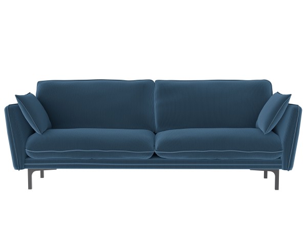 Гостевой диван Сиеста синий велюр