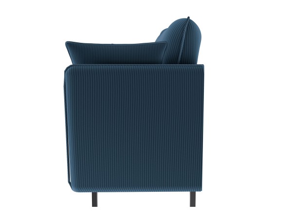 Гостевой диван Сиеста синий велюр