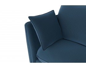 Гостевой диван Сиеста синий велюр