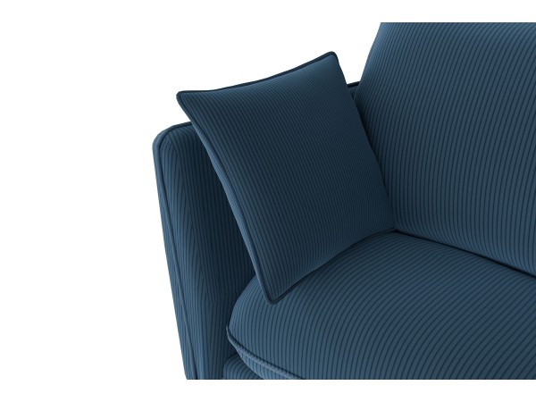 Гостевой диван Сиеста синий велюр