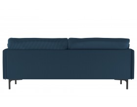 Гостевой диван Сиеста синий велюр