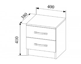 Тумба прикроватная Софи СТБ 400.1