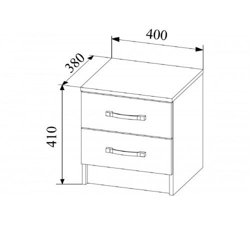 Тумба прикроватная Софи СТБ 400.1