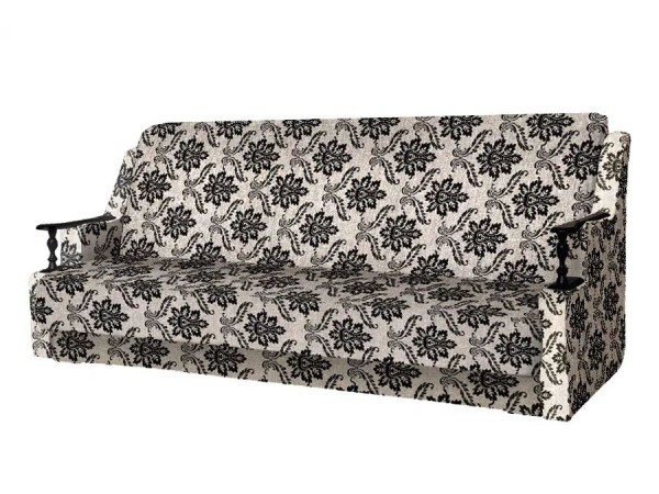 Анна диван (деревянные подлокотники/рогожка кубики коричневые) Анна диван (деревянные подлокотники/рогожка кубики коричневые)