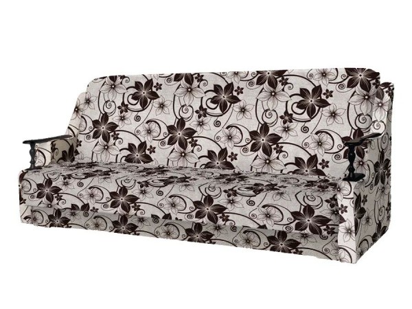 Анна диван (деревянные подлокотники/рогожка кубики коричневые) Анна диван (деревянные подлокотники/рогожка кубики коричневые)