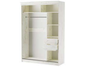 АЛЬЯНС шкаф-купе Орион 1,5 м крафт белый