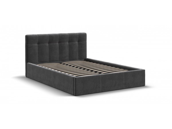 Кровать Белла 140*200 велюр Monolit серый Кровать Белла 140*200 велюр Monolit серый