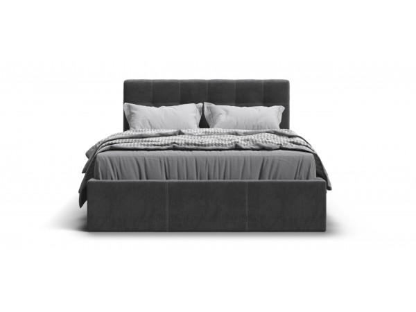 Кровать Белла 140*200 велюр Monolit серый Кровать Белла 140*200 велюр Monolit серый