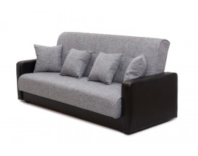 Диван Лондон рогожка серая (комби)