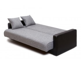 Диван Лондон рогожка серая (комби)