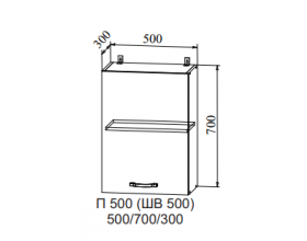 Корпус верхний П 500