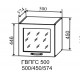 Шкаф верхний ГВПГС 500