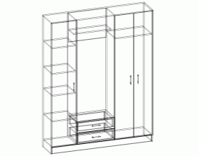 Прихожая ПВ-2 композиция №1