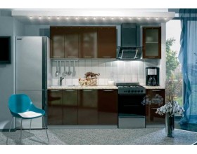 Кухня Вариант фасада Олива шоколад 2,15м*2,85м
