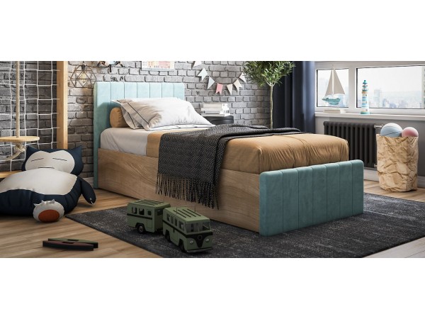 Кровать ЛОФТ Мини Сонома, MONOLIT Aqua NEW