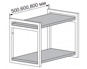 Открытая полка горизонтальная ОПМГ 800