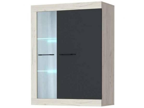 СОНАТА Витрина ВНС-800 Крафт белый-Антрацит