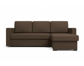 Угловой диван Джессика коричневый