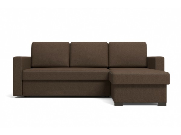 Угловой диван Джессика коричневый