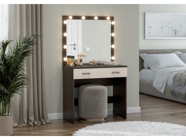 Стол туалетный Ронда СТ-01 венге/дуб белфорд