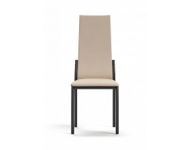 Асти стул 2 шт Экокожа латте, Черный