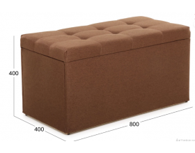 Банкетка Билли коричневая