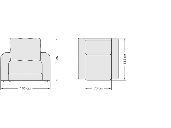 Кресло-кровать BOSS 2.0 велюр Monolit синий Кресло-кровать BOSS 2.0 велюр Monolit синий