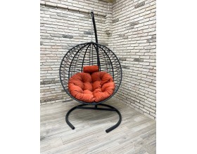 Подвесное кресло Кокон Круглое Премиум зигзаг