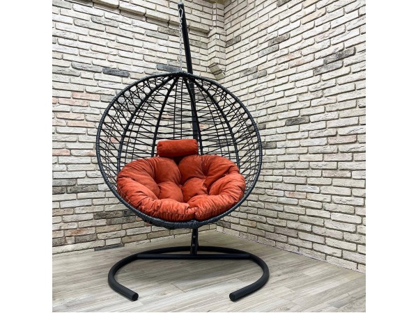 Подвесное кресло Кокон Круглое Премиум зигзаг