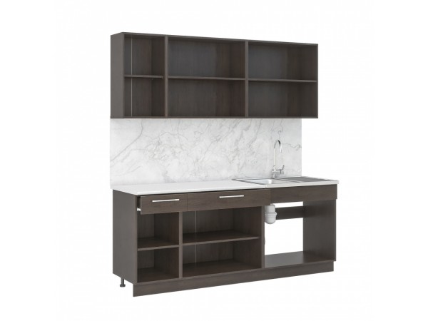 Кухня Маша 2,0 м венге/дуб сакраменто