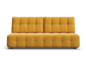 Босс Мини диван Велюр Монолит желтый