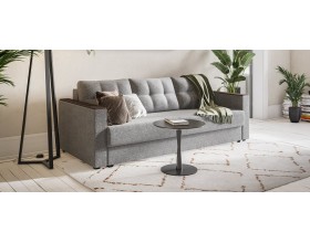 Атланта диван Рогожка Мальмо серый