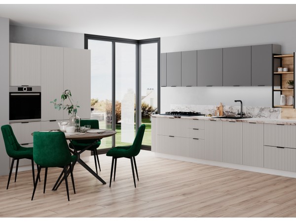 Кухня Вариант фасада Мелисса 3,15 м  +пеналы 1,6 м