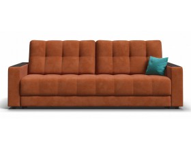 Босс диван Велюр Алькантара оранж