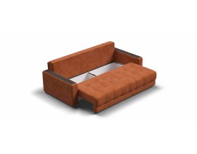 Босс диван Велюр Алькантара оранж