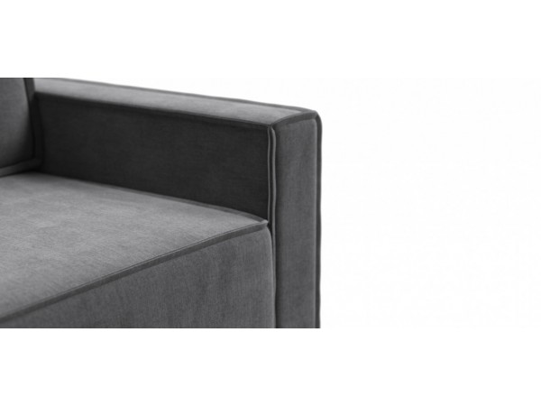 Диван NORD Compact велюр Monolit серый