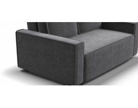 Норд двухместный диван Велюр Монолит серый