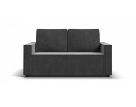 Норд двухместный диван Велюр Монолит серый